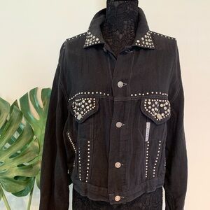 The Limited Jeans Linen Blend Jacket 1990s